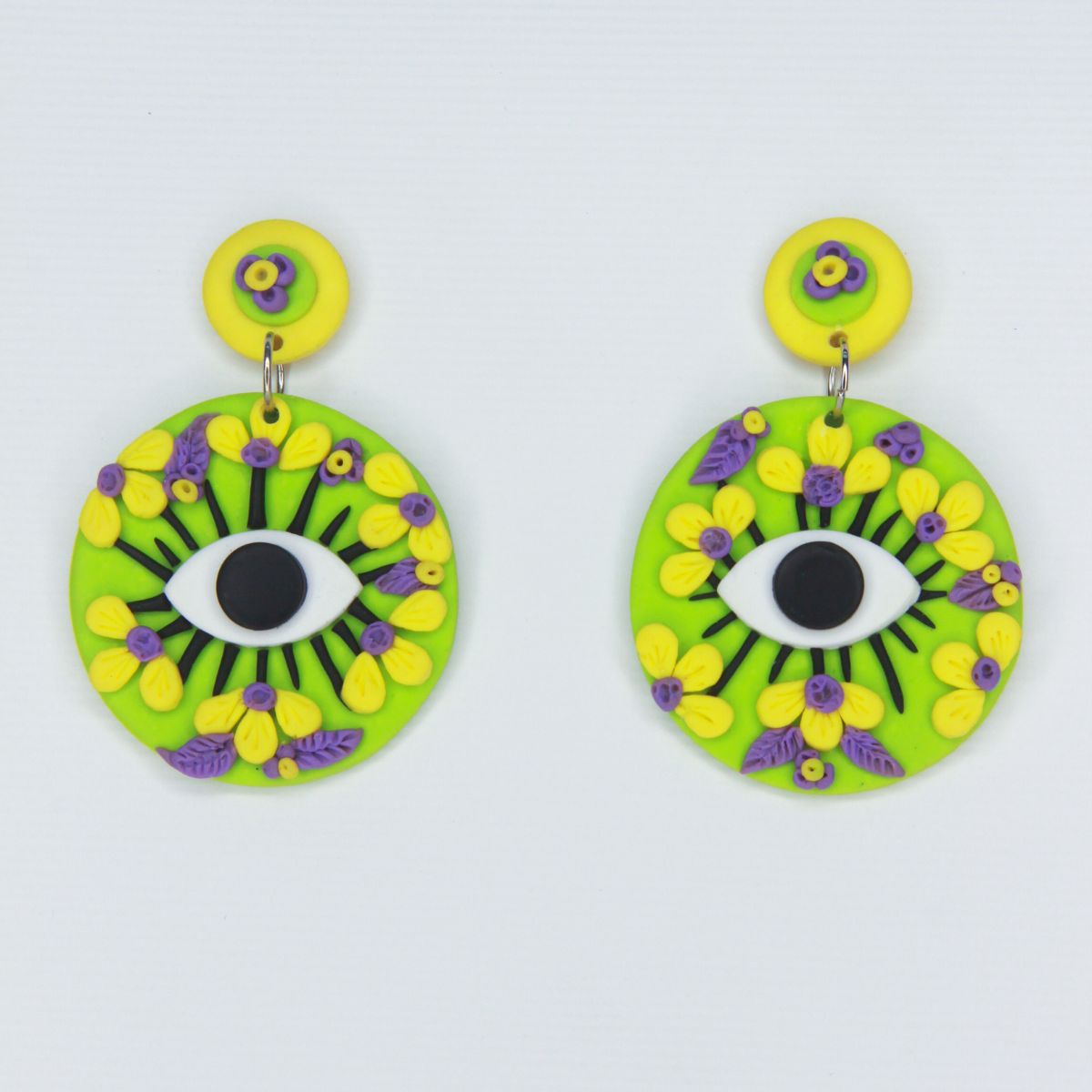 Lime Green Evil Eyes